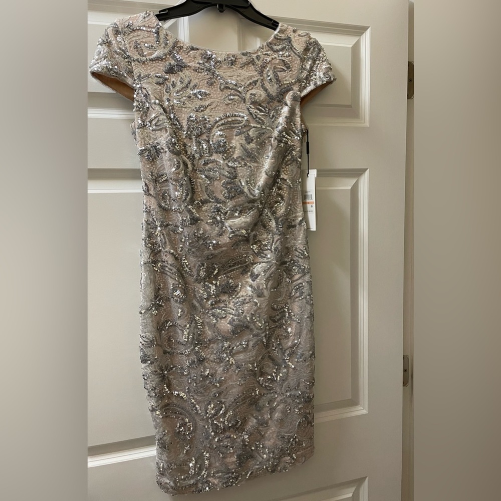 NWT Calvin Klein sequin evening cocktail dress